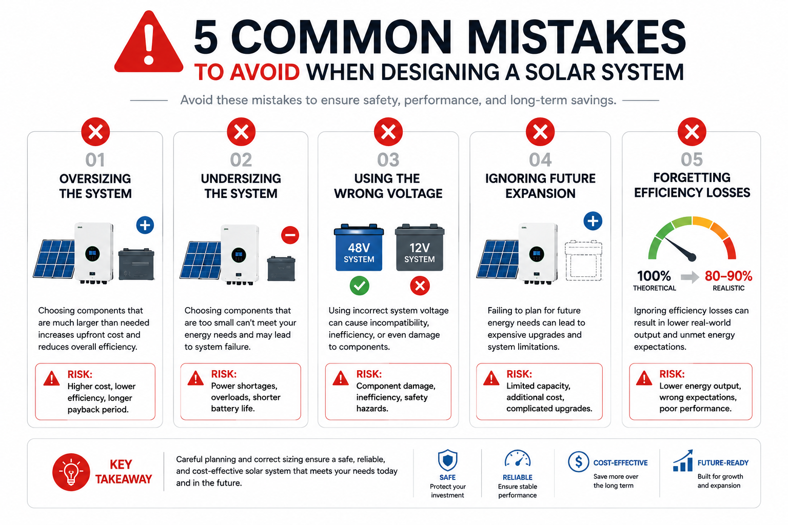 Common solar inverter sizing mistakes
