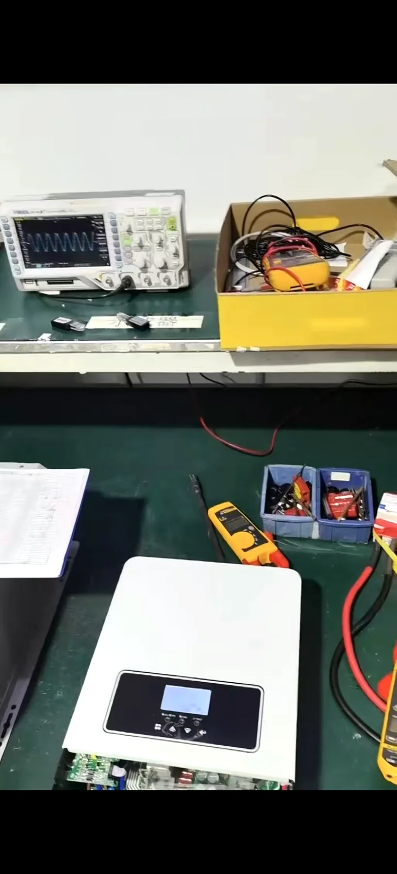 Real inverter electrical test bench